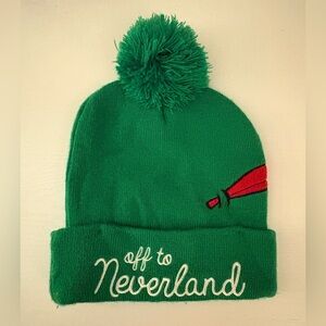 Disney Peter Pan Off to Neverland Green Beanie Hat
